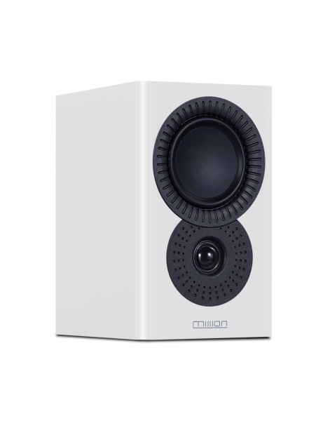 2-Way Bookshelf Loudspeaker With A 4″ Bass Driver And 1″ Softdome Treble Unit - White