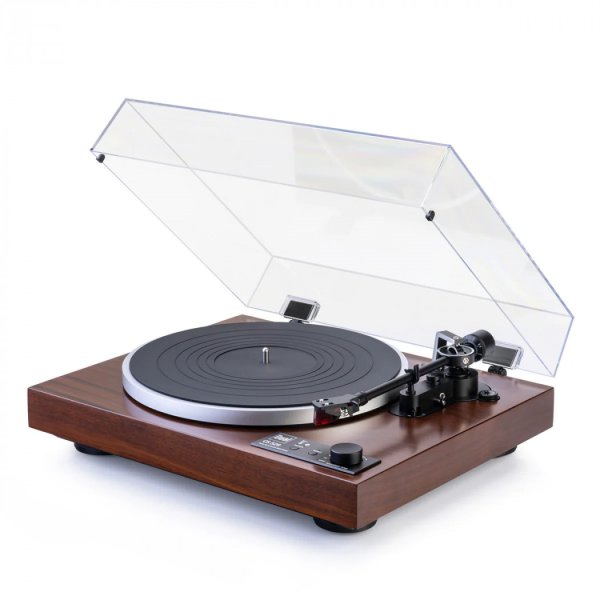 Fully Automatic Belt Drive Turntable, Walnut