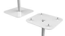 Flexson Essentials Adjustable Floor Stands for Sonos Era 100 - White (Pair)