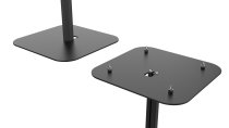 Flexson Essentials Adjustable Floor Stands for Sonos Era 100 - Black (Pair)