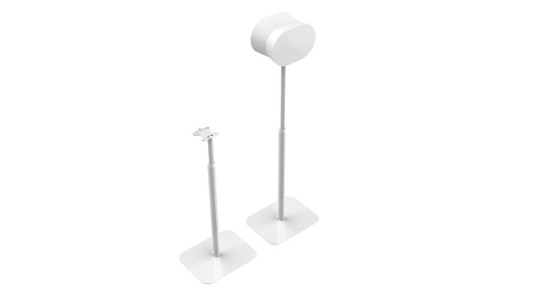Flexson Era 300-AFSX2 2 x Essentials Adjustable Floor Stands for Sonos Era 300 - White (Pair)
