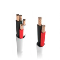 QED QX16/4 Speaker Cable – 100m, White PVC Flame-Retardant