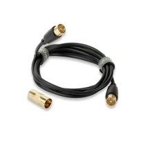 QED Connect Aerial Cable with Adaptor – 3.0m