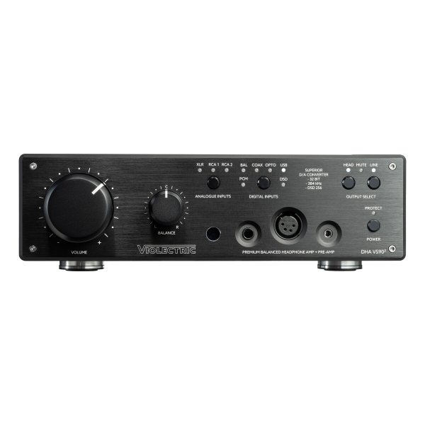 Violectric DHA V5902 PRO Digital Headphone Amplifier and DAC incl. 256 Step Release