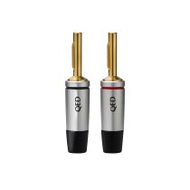 QED Performance Speaker Plugs 10 Red 10 Black