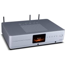 Stereo 100-Watt Network Amplifier and CD Player - Silver