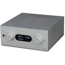 Compact Integrated Analogue and Digital Amplifier, APTX Bluetooth and USB - Silver