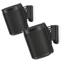 Wall Mounts for Sonos One Pair - Black